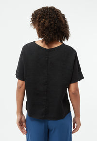 Givn Berlin Bluse GBPINA aus Leinen Blouse Black (Linen)