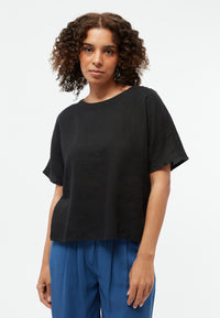 Givn Berlin Bluse GBPINA aus Leinen Blouse Black (Linen)