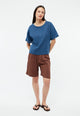 Givn Berlin Bluse GBPINA aus Leinen Blouse Blazing Blue (Linen)