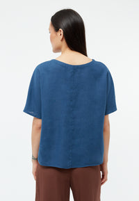 Givn Berlin Bluse GBPINA aus Leinen Blouse Blazing Blue (Linen)