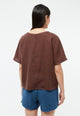 Givn Berlin Bluse GBPINA aus Leinen Blouse Chocolate Brown (Linen)