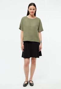 Givn Berlin Bluse GBPINA aus Leinen Blouse Faded Olive (Linen)