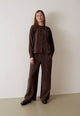 Givn Berlin Bluse GBSMILLA mit Puffärmeln aus TENCEL™ mit Peach-Effekt Blouse Coffee Brown (Tencel)