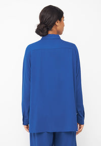 Givn Berlin Bluse IVA aus LENZING™ ECOVERO™ Blouse Deep Blue