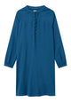 Givn Berlin Blusenkleid NURA aus LENZING™ ECOVERO™ Dress Moroccan Blue