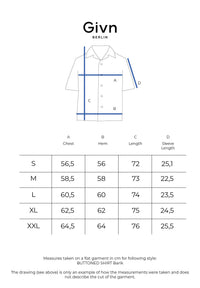 Givn Berlin Bowling-Shirt GBBARIK aus Bio-Baumwoll Seersucker Buttoned Shirt Pecan Brown (Structure)