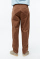 Givn Berlin Bundfaltenhose GBLEWIN relaxed aus Bio-Baumwoll Twill Trousers Pecan Brown