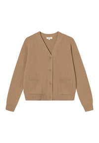 Givn Berlin Cardigan ADORA aus recycelter Wolle Cardigan Camel Beige