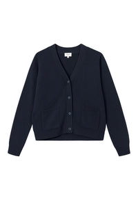 Givn Berlin Cardigan ADORA aus recycelter Wolle Cardigan Midnight Blue