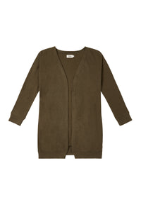 Givn Berlin Cardigan CARA aus recycelter Baumwolle Cardigan Dark Olive