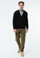 Givn Berlin Cardigan GBJUNIS aus recyceltem Wollgemisch Cardigan Black