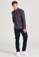 Givn Berlin Chino-Hose JASON aus Bio-Baumwolle Trousers Midnight Blue (Structure)