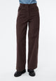 Givn Berlin Cordhose GBELENA in weiter Passform aus Bio-Baumwolle Trousers Coffee Brown (Cord)