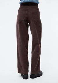 Givn Berlin Cordhose GBELENA in weiter Passform aus Bio-Baumwolle Trousers Coffee Brown (Cord)