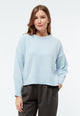 Givn Berlin Cropped Strickpullover GBJELLA aus recyceltem Wollgemisch Sweater Light Blue