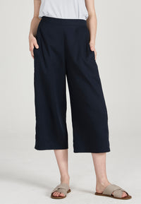 Givn Berlin Culotte ANNA aus TENCEL™ Lyocell Trousers Midnight Blue (Tencel)