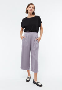 Givn Berlin Culotte GBANNA aus LENZING™ ECOVERO™ Trousers Lilac Grey