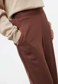Givn Berlin Culotte GBANNA aus LENZING™ ECOVERO™ Trousers Chocolate Brown