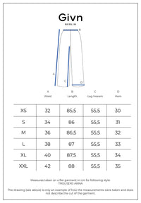 Givn Berlin Culotte GBANNA aus LENZING™ ECOVERO™ Trousers Ice Water Blue