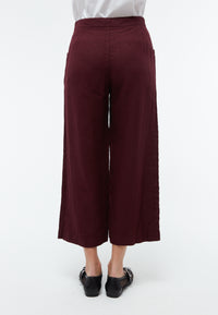 Givn Berlin Culotte GBFAY aus Leinen Trousers Burgundy (Linen)