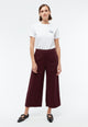 Givn Berlin Culotte GBFAY aus Leinen Trousers Burgundy (Linen)