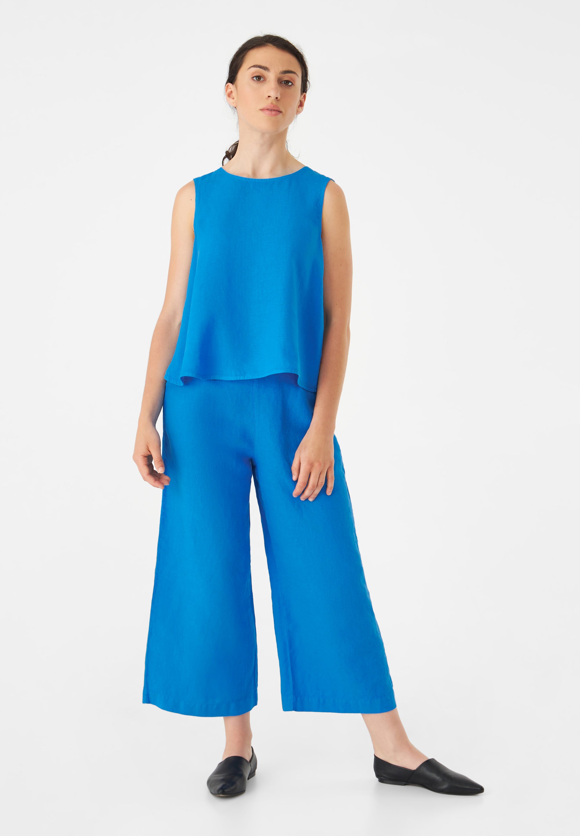Givn Berlin Culotte GBFAY aus Leinen Trousers French Blue (Linen)