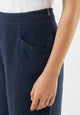 Givn Berlin Culotte GBFAY aus Leinen Trousers Midnight Blue (Linen)