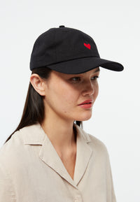 Givn Berlin Dad Cap GBTIM (HEART) aus Bio-Baumwolle mit Stickerei Hat Navy Blue