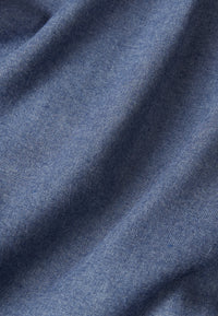 Givn Berlin Flanellhemd GBJOHN in lockerer Passform Buttoned Shirt Yale Blue