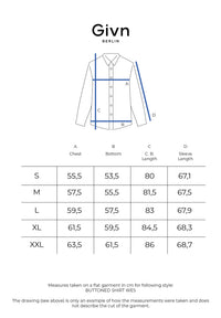 Givn Berlin Flanellhemd GBWES in lockerer Passform Buttoned Shirt Beige