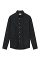 Givn Berlin Flanellhemd KENT aus Bio-Baumwolle Buttoned Shirt Anthracite