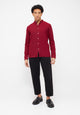 Givn Berlin Flanellhemd WES aus Bio-Baumwolle Buttoned Shirt Tibetan Red