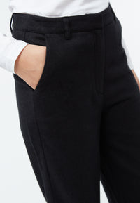 Givn Berlin Flanellhose GBBEATRICE aus Bio-Baumwolle Trousers Anthracite