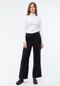 Givn Berlin Flanellhose GBBEATRICE aus Bio-Baumwolle Trousers Anthracite