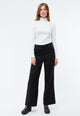 Givn Berlin Flanellhose GBBEATRICE aus Bio-Baumwolle Trousers Anthracite