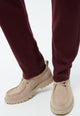 Givn Berlin Flanellhose GBERIC aus Bio-Baumwolle mit Gummibund Trousers Burgundy