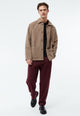 Givn Berlin Flanellhose GBHELGE in lockerer Passform Trousers Burgundy