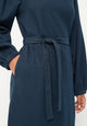 Givn Berlin Flanellkleid ALINE aus Bio-Baumwolle Dress Marine Blue