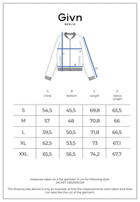 Givn Berlin Fleecejacke GBSPENCER aus recyceltem Polyester Jacket Off White