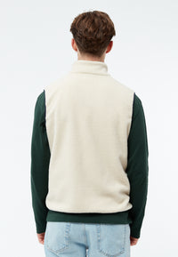Givn Berlin Fleeceweste GBSIMON aus recyceltem Polyester Jacket Off White