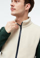 Givn Berlin Fleeceweste GBSIMON aus recyceltem Polyester Jacket Off White