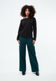 Givn Berlin Flanellhose GBBEATRICE aus Bio-Baumwolle Trousers Dark Teal