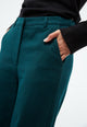 Givn Berlin Flanellhose GBBEATRICE aus Bio-Baumwolle Trousers Dark Teal