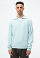 Givn Berlin Sweater GBBELA aus recycelter Baumwolle mit Kragen Sweater Light Blue