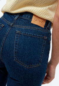 Givn Berlin Jeanshose GBCHARLOTTE regular aus Bio-Baumwolle Jeans Dark Blue
