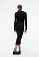 Givn Berlin GBCorinna Dress Black (Rib)