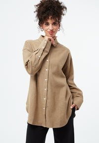 Givn Berlin GBCosima Blouse Beige / Grey (Melange)