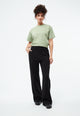 Givn Berlin Hose GBELSIE aus recycelter Baumwolle mit weitem Bein Trousers Black
