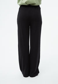 Givn Berlin Hose GBELSIE aus recycelter Baumwolle mit weitem Bein Trousers Black