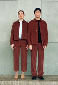 Givn Berlin Kordjacke GBHUNTER aus Bio-Baumwolle Jacket Intense Rust (Cord)